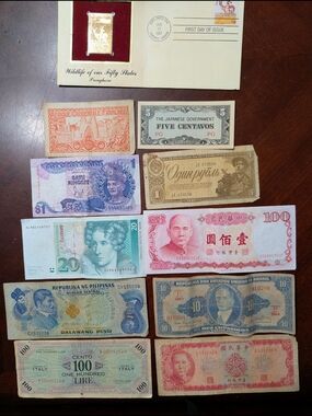 Mixed World Banknote Collection - Assorted Colors
